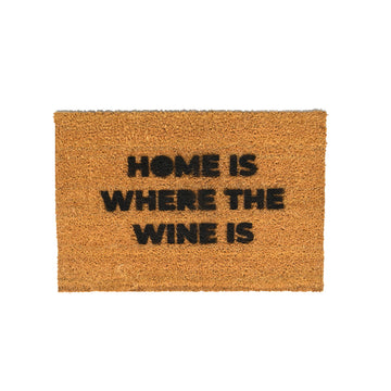 Felpudo Home Is Where The Wine Is